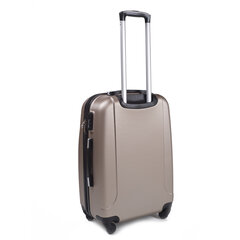 Средний чемодан Wings M, светло-коричневый цена и информация | Чемоданы, дорожные сумки  | pigu.lt