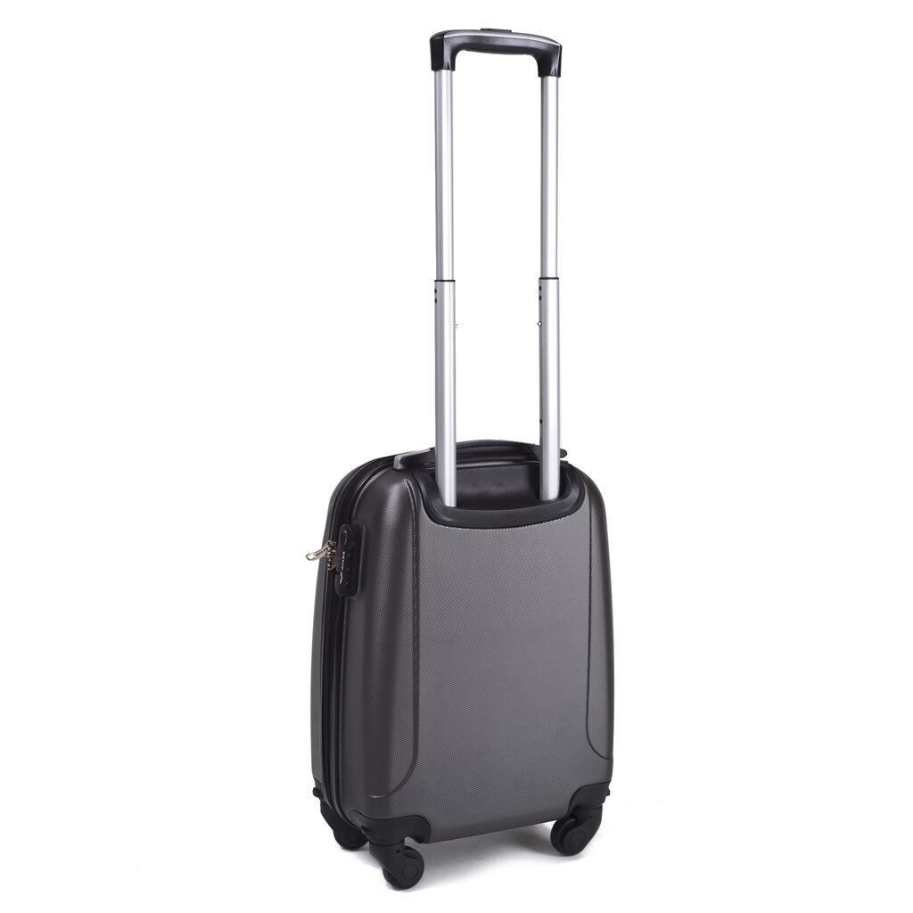 Mažas lagaminas Wings XS, tamsiai pilkas kaina ir informacija | Lagaminai, kelioniniai krepšiai | pigu.lt