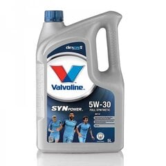Масло моторное Valvoline SYNPOWER MST C3 5W30, 5л цена и информация | Моторные масла | pigu.lt