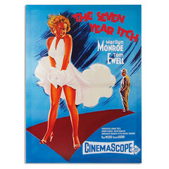 Plakatas Marilyn Monroe The Seven Year Itch 50x70x3 cm kaina ir informacija | Reprodukcijos, paveikslai | pigu.lt