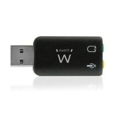 Звуковой адаптер USB Ewent EW3751 USB 2.0 цена и информация | Адаптеры, USB-разветвители | pigu.lt