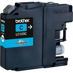 Brother LC123CBP, mėlyna kaina ir informacija | Kasetės rašaliniams spausdintuvams | pigu.lt