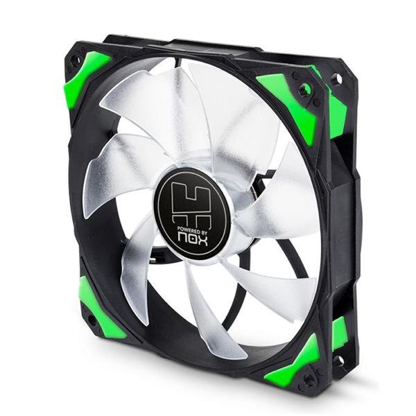 Kvadratinis ventiliatorius NOX H-FAN HFAN Ø 12 cm kaina ir informacija | Kompiuterių ventiliatoriai | pigu.lt