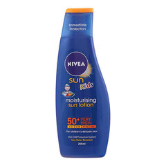 Losjonas nuo saulės vaikams Nivea Sun Kids, SPF50+, 200 ml kaina ir informacija | Kremai nuo saulės | pigu.lt