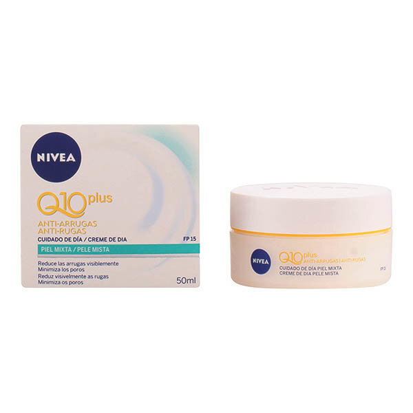 Kremas nuo raukšlių Nivea Q10+ Spf 15, 50 ml цена и информация | Veido kremai | pigu.lt