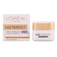 Naktinis kremas L'Oreal Make Up Age Perfect, 50 ml kaina ir informacija | Veido kremai | pigu.lt