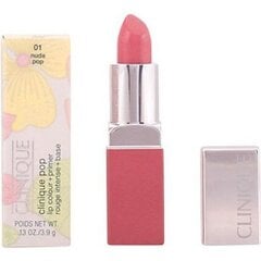 Lūpu dažai Clinique Pop Lip Color, 01-nude pop, 3.9 g kaina ir informacija | Lūpų dažai, blizgiai, balzamai, vazelinai | pigu.lt