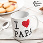 Puodelis I Love Papa, 250 ml kaina ir informacija | Taurės, puodeliai, ąsočiai | pigu.lt