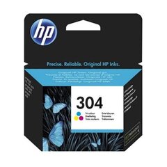 Струйный картридж Hp No.304 (N9K05AE), трехцветный цена и информация | hp Компьютерная техника | pigu.lt