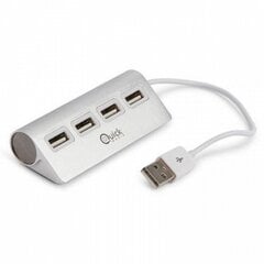 USB šakotuvas Quick Media QMH204P, USB kaina ir informacija | Adapteriai, USB šakotuvai | pigu.lt