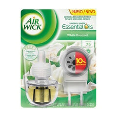 Электрический ароматизатор с пополнением Essential Oils Air Wick White Bouquet (19 ml) цена и информация | Освежители воздуха | pigu.lt