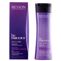 Кондиционер для нормальных волос Revlon Be Fabulous Daily Care C.R.E.A.M Lightweight 250 мл цена и информация | Бальзамы, кондиционеры | pigu.lt