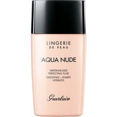 Жидкая база под макияж Guerlain Lingerie de Peau Aqua Nude Perfecteur SPF 20 30 мл, 05W Deep Warm цена и информация | Guerlain Духи, косметика | pigu.lt