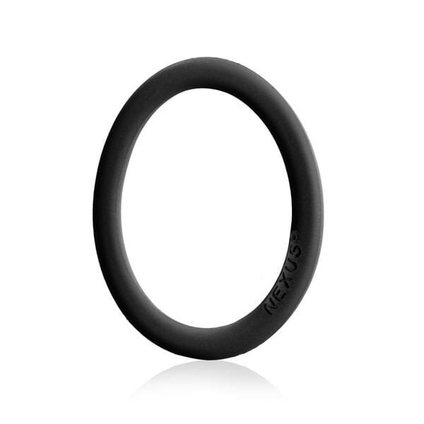 Trigubas metalinis penio žiedas
