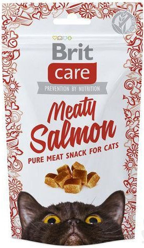 Brit Care skanėstai Meaty Salmon, 50 g цена и информация | Skanėstai katėms | pigu.lt