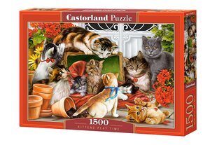 Dėlionė Puzzle Castorland Kittens Play Time, 1500 d. kaina ir informacija | Dėlionės (puzzle) | pigu.lt