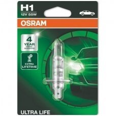 Автомобильная лампа Osram 64150ULT-01B H1 12V 55W 3200K цена и информация | Автомобильные лампочки | pigu.lt