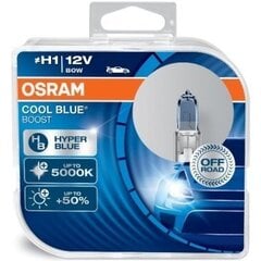 Automobilinės lemputės Osram Cool Blue Boost H1, 80W, 2 vnt. цена и информация | Автомобильные лампочки | pigu.lt