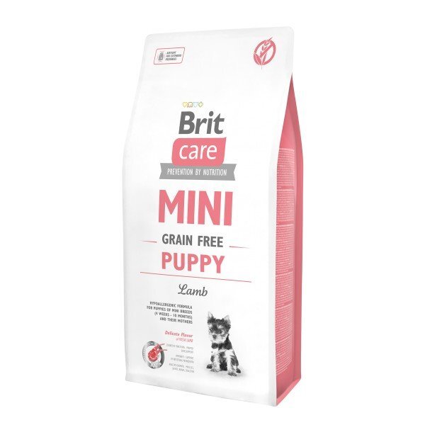 Brit Care sausas maistas Mini Puppy Lamb, 7 kg цена и информация | Sausas maistas šunims | pigu.lt