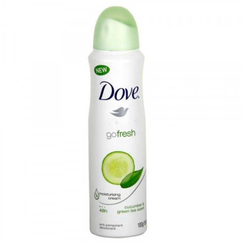 Purškiamas dezodorantas Dove Go Fresh 48h Anti-Perspirant Cucumber 150 ml kaina ir informacija | Dezodorantai | pigu.lt