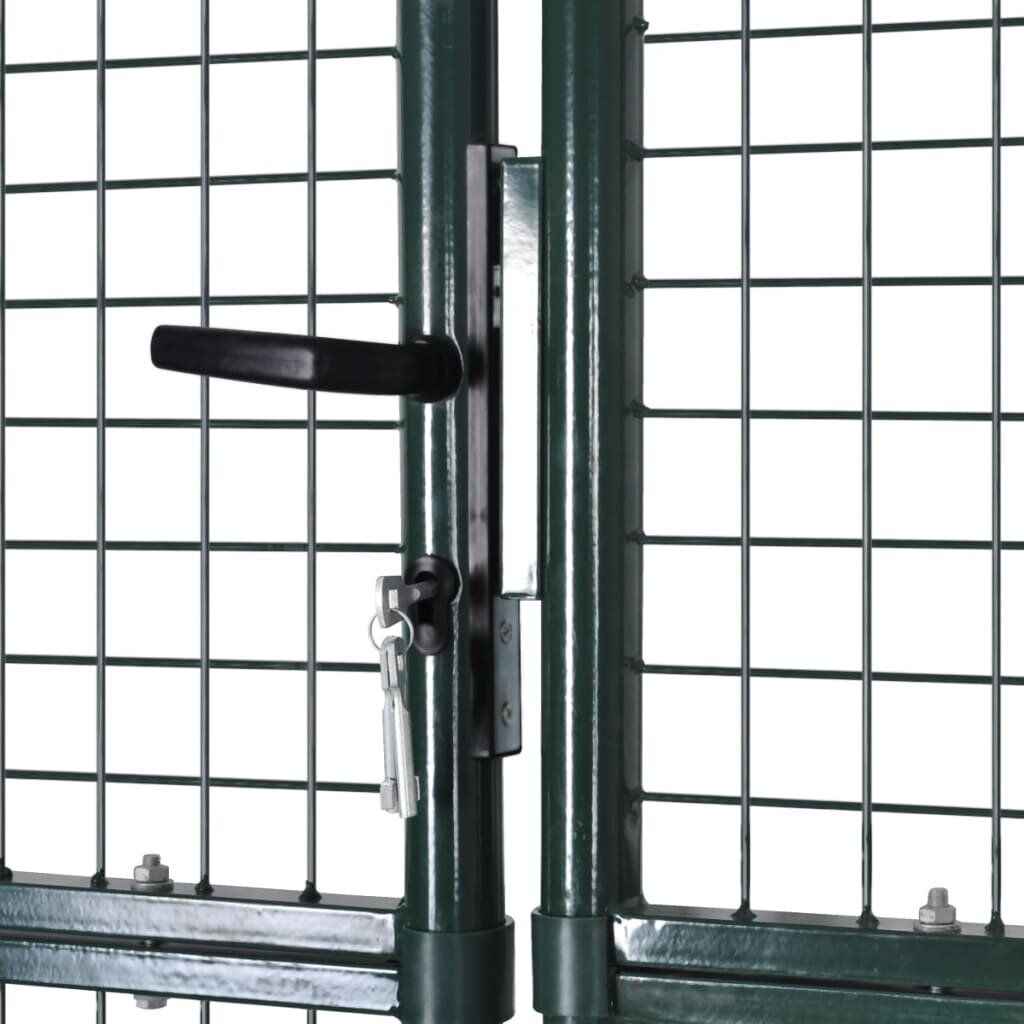 Tinkliniai kiemo vartai su grotelėmis 289 x 200 cm / 306 x 250 cm kaina ir informacija | Tvoros ir jų priedai | pigu.lt