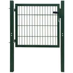 Ворота 2D (одинарные), зеленые, 106х130 см цена и информация | Заборы и принадлежности к ним | pigu.lt