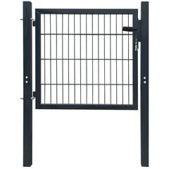 Ворота, цвет антрацит, 103х150 см, сталь цена и информация | Заборы и принадлежности к ним | pigu.lt
