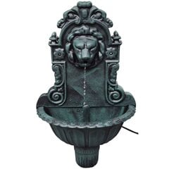 Настенный фонтан vidaXL, дизайн с головой льва цена и информация | Садовый палисадник Cellfast 4 Standard 2,3 м графит | pigu.lt