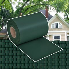 Juostos tinklinei tvorai iš PVC ritinėlis, žalia, 70 x 0,19 m kaina ir informacija | Tvoros ir jų priedai | pigu.lt