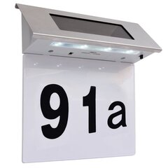 Namo numeris su LED apšvietimu kaina ir informacija | Pašto dėžutės, namo numeriai | pigu.lt