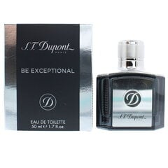 S.T. Dupont Be Exceptional EDT для мужчин, 50 мл цена и информация | Мужские духи | pigu.lt