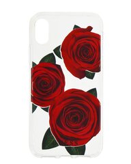 Guess GUHCPXROSTR  Flower Desire твердый задний чехол-крышка для Apple iPhone X / iPhone 10 / iPhone XS Прозрачный цена и информация | Чехлы для телефонов | pigu.lt