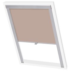 Ночная рулонная штора, светло-коричневая, 104 цена и информация | Рулонные шторы | pigu.lt