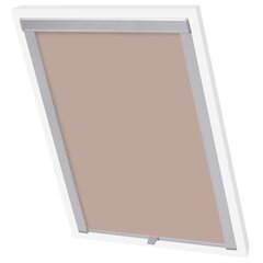 Ночная рулонная штора, светло-коричневая, 104 цена и информация | Рулонные шторы | pigu.lt