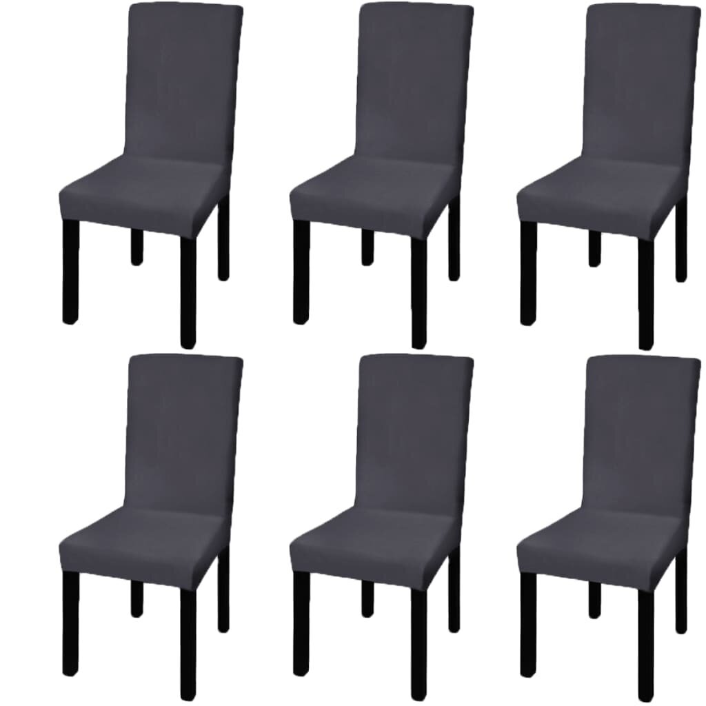 Tamprūs kėdžių užvalkalai, 6 vnt. kaina ir informacija | Baldų užvalkalai | pigu.lt