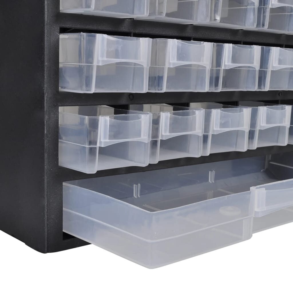 Plastikinė spintelė įrankiams su 41 stalčiumi kaina ir informacija | Įrankių dėžės, laikikliai | pigu.lt