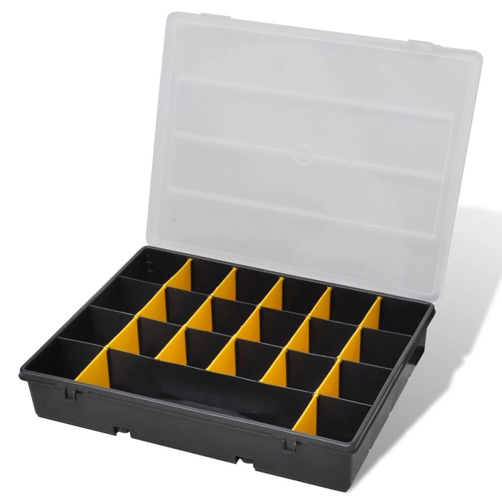 Dėžučių rinkinys su rankena, 6 vnt. kaina ir informacija | Įrankių dėžės, laikikliai | pigu.lt
