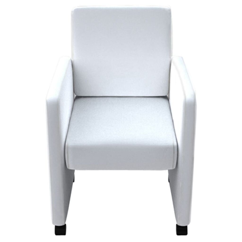 Valgomojo kėdžių rinkinys, 6 vnt., baltos spalvos цена и информация | Virtuvės ir valgomojo kėdės | pigu.lt