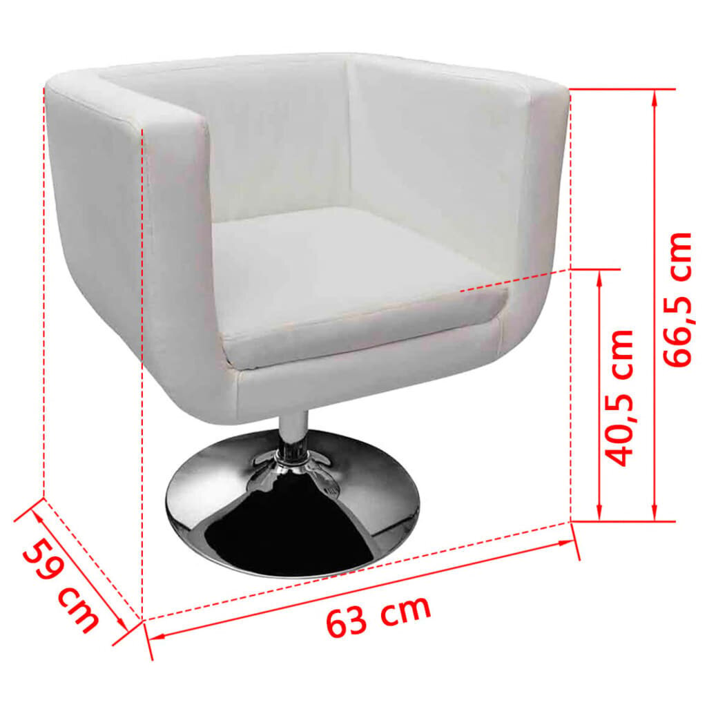 Reguliuojamas modernus fotelis, baltas kaina ir informacija | Svetainės foteliai | pigu.lt