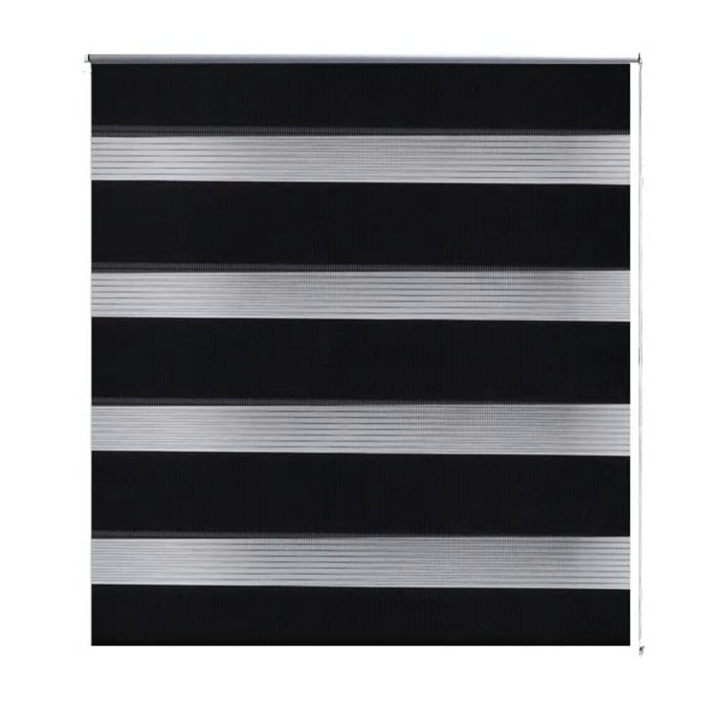 Žaliuzė, roletas Zebra, 50 x 100 cm, juodas цена и информация | Roletai | pigu.lt