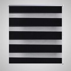 Žaliuzė, roletas Zebra, 80 x 175 cm, juodas цена и информация | Рулонные шторы | pigu.lt