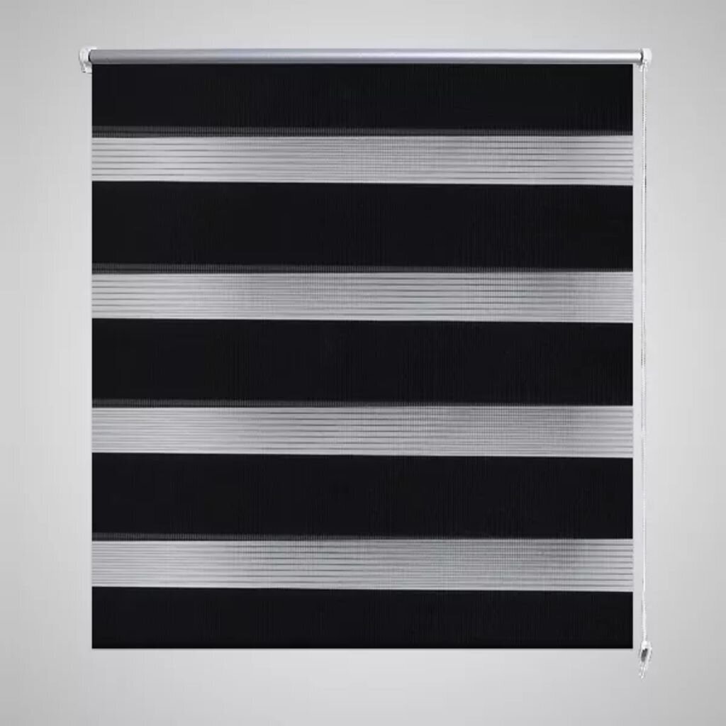 Žaliuzė, roletas Zebra, 80 x 175 cm, juodas kaina ir informacija | Roletai | pigu.lt