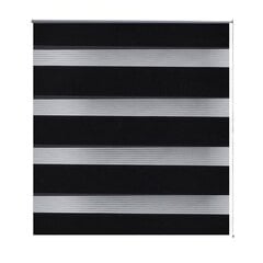 Žaliuzė, roletas Zebra, 90 x 150 cm, juodas kaina ir informacija | Roletai | pigu.lt
