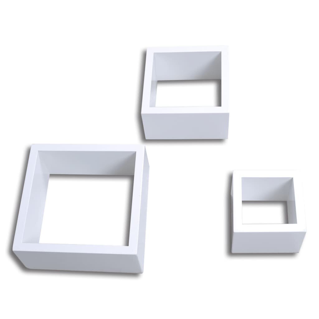 3 kubo formos lentynos, baltos kaina ir informacija | Lentynos | pigu.lt