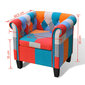 Reguliuojamas krėslas, skiautinis dizainas, spalvotas kaina ir informacija | Svetainės foteliai | pigu.lt