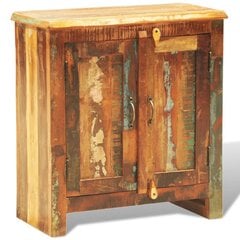 Винтажный шкаф из переработанной древесины, 2 двери, винтажный стиль цена и информация | Шкафчики в гостиную | pigu.lt