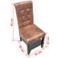 Valgomojo kėdės, aukštos kokybės mediena, 2 vnt. kaina ir informacija | Virtuvės ir valgomojo kėdės | pigu.lt