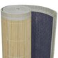 Stačiakampis kilimas iš bambuko, natūralios spalvos 80 x 300 cm цена и информация | Kilimai | pigu.lt