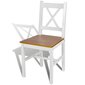 Medinės valgomojo kėdės, 4 vnt. kaina ir informacija | Virtuvės ir valgomojo kėdės | pigu.lt