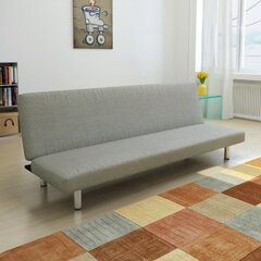 Miegamoji sofa, tamsiai pilkos spalvos kaina ir informacija | Sofos | pigu.lt